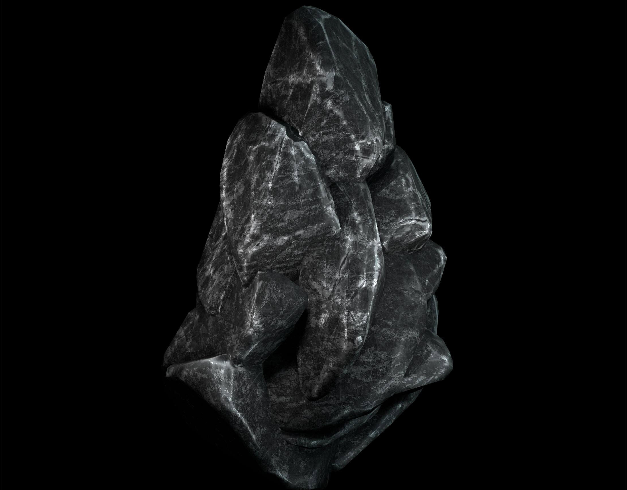 LowPoly Rock for VR